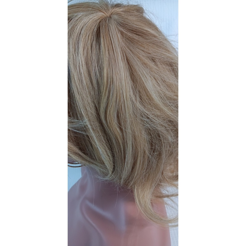 Women's breathable net adjustable buckle thick synthetic Spring Honey hair wig - Picture 5 of 9